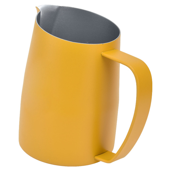 Tykkmelket skummende kanne spiss tut skummer kopp 450ml med skrå topp PTFE belegg for kaffemaskin CafeYellow