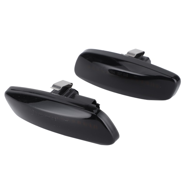2 stk. Sidemarkerlys Fender LED Blinklys Lampe Passer til Peugeot 207 308 408 3008 5008 Røgfarvet