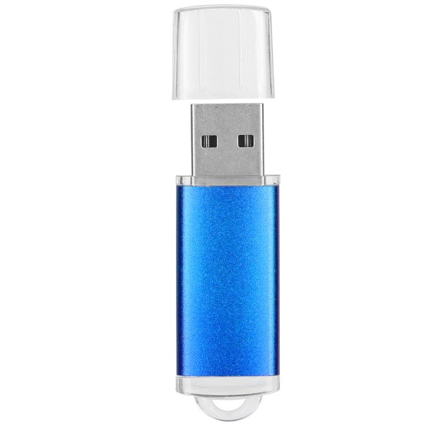 USB muistitikku läpinäkyvä cover Sininen kannettava tallennusmuistikortti PC Tabletille 4GB