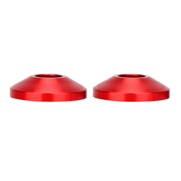 1 Par Universal CNC Aluminiumlegering Motorsykkel Styret Håndtak Bar End Cap (Rød)