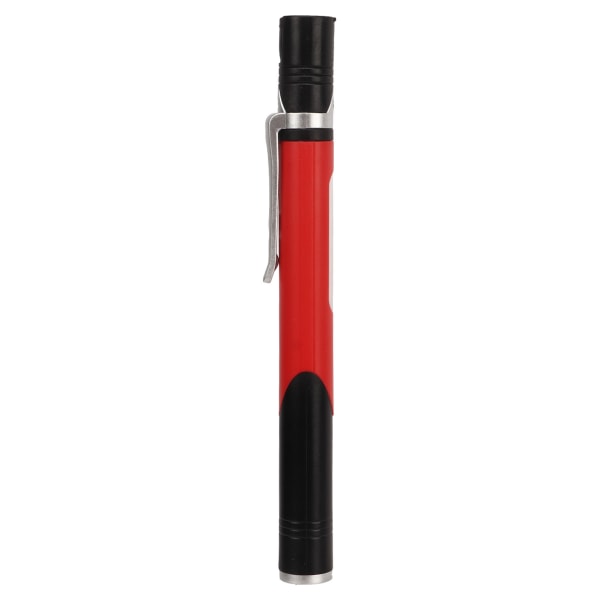 LED-kynälamppu 3 valonlähdettä 4 valon vaihteisto USB -lataus IPX4 vedenpitävä kannettava kynälamppu kynäpidikkeellä lääkärin sairaanhoitajalle, punainen