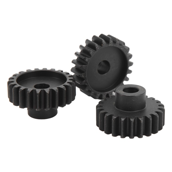 3st Stål M1.5 Drevkugghjulsset 8mm Motor Drevkugghjul med M5 Ställskruv för 1/5 1/8 1/10 RC Bil 22T