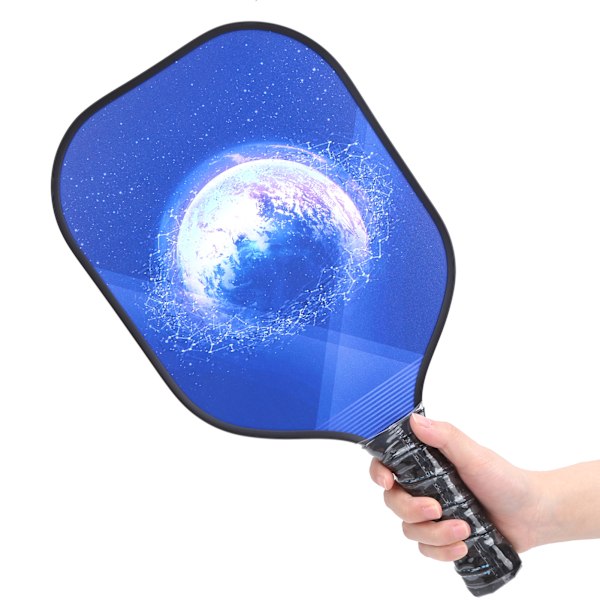 Lätt pickleball paddelracket texturerad glasfiberyta PP kärna Bekvämt grepp