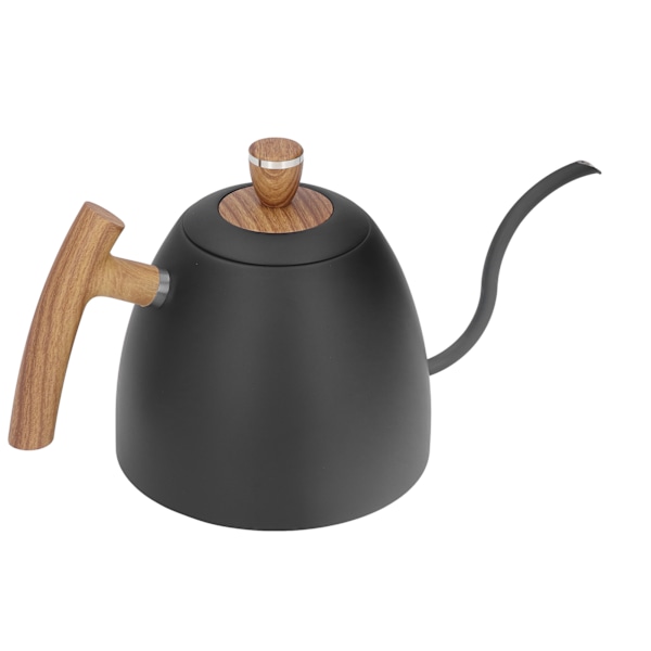 Hell over Kettle 800ml Ergonomisk håndtak Rustfritt stål Antikorrosjon Svanehals Tute Holdbar Kaffe Kettle