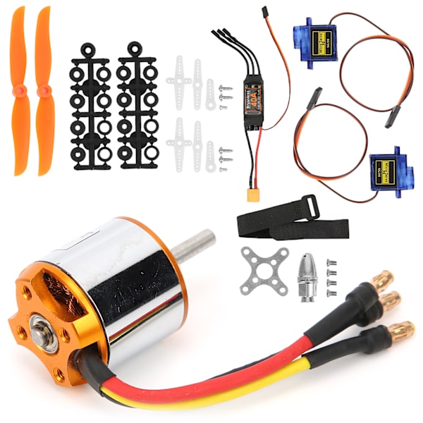 RC Fjernbetjening Fly 2217 KV2300 Motor 6035 Propel Servo 40A XT60 ESC Sæt