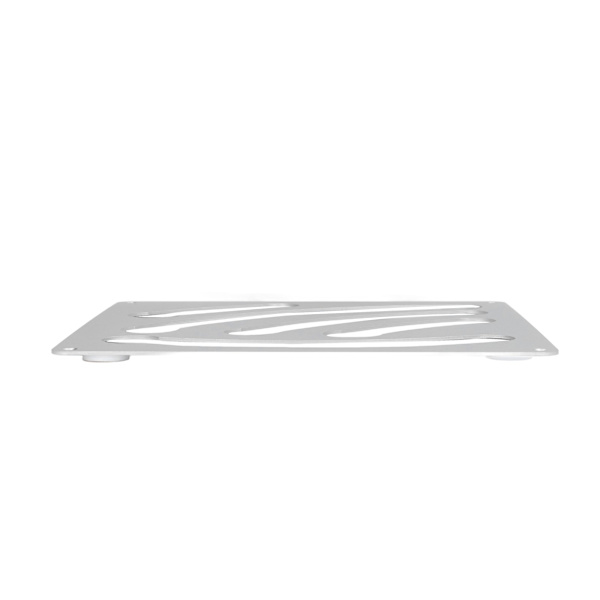 Väggmonterad kapselhållare för kaffe i aluminiumlegering, silver