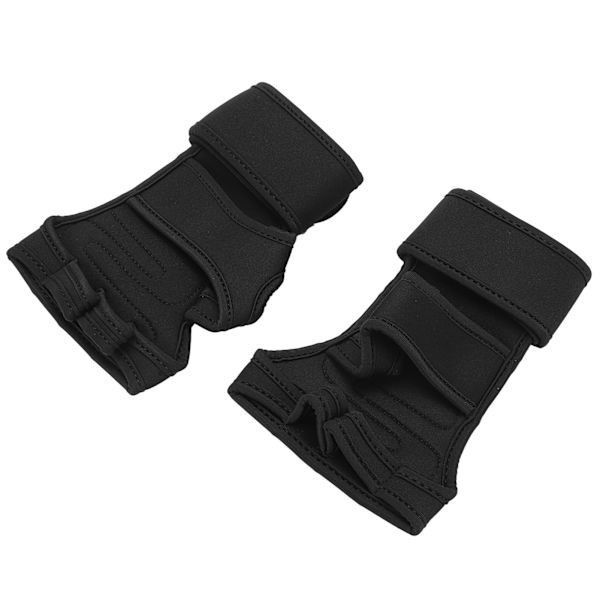 Viktlyftning Träningshandskar Fitness Sport Kroppsbyggande Gym Handflata Skyddshandskar M