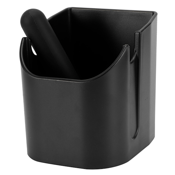 Kaffe Knock Box Svart halkfri kaffesumpbehållare Behållare för hem bar butik