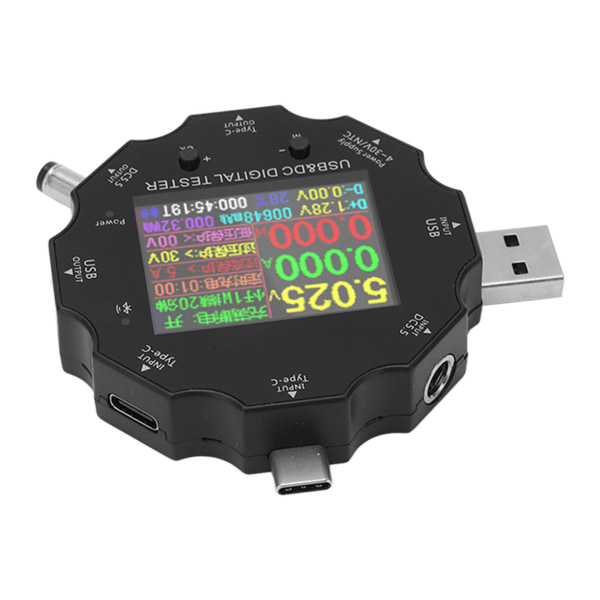 USB Digital Display Voltmeter Trådlös Bluetooth Fjärrkontroll Laddningsdetektor DC 3.6‑32V