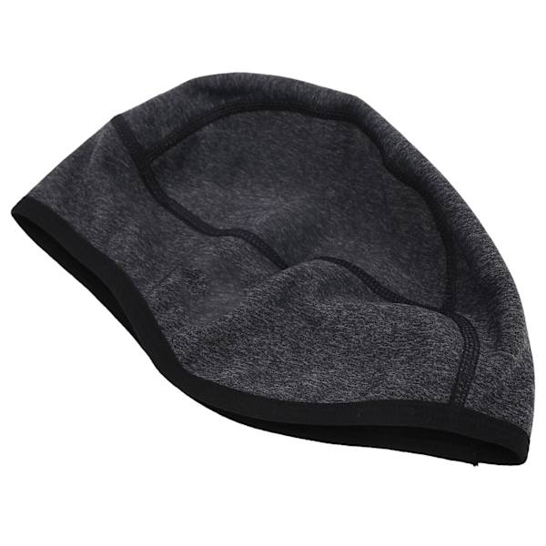 Pyöräilyn cap tuulenpitävä thermal cap, jossa on lasireiän ajovarusteet tummanharmaa