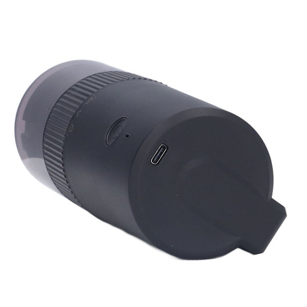 Sähköinen kahvimylly Kotimatka Kannettava USB Ladattava Langaton Mini Sähköinen Automaattinen Kartiokahvimylly Musta