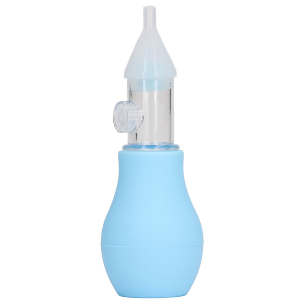 Baby Nasal Aspirator Easy Squeeze Silicone Soft Tube Reusable Nose Sucker för Spädbarn Nyfödda