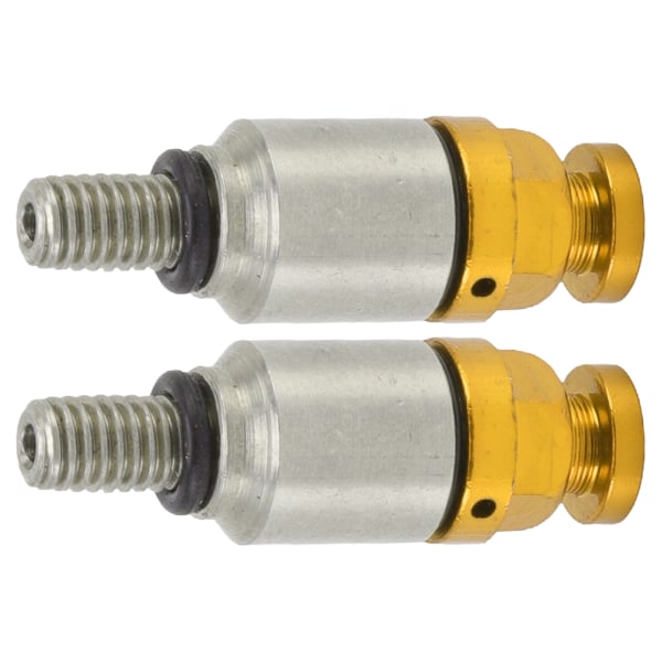 2 stk. M5x0.8 Aluminium Legering Gaffel Luftudlufter Trykaflastningsventil Udskiftning til CRF150R CR125R CR250R CRF250R Gul