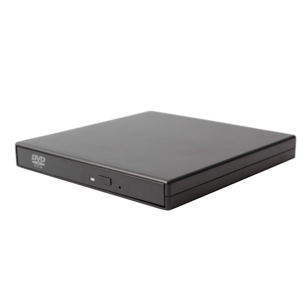 Ulkoinen CD-RW-asema USB 2.0 Hiljainen High Speed ​​Plug and Play Light Kompakti DVD-poltin kannettavalle pöytäkoneelle