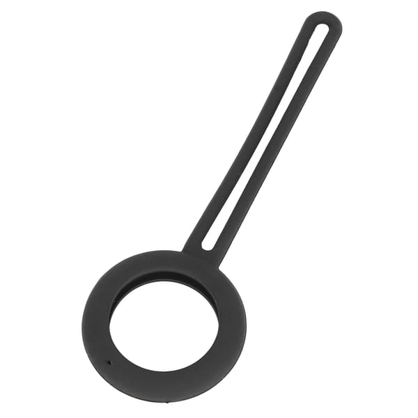 Silikon Loop Skyddsfodral Anti-rep Skydd för IOS Locator Svart