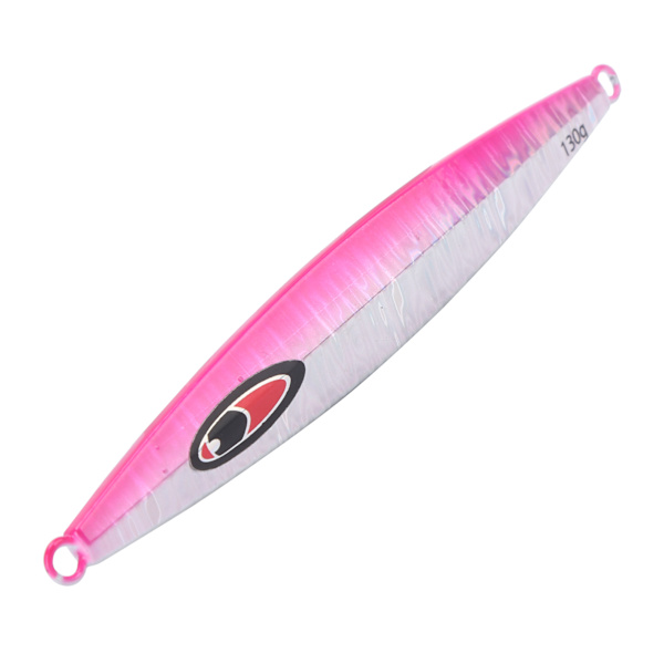 Luminous Lures Raskt Synkende Jernplate Fiskeagn 3D Øyne Agnet Dyphavs Fiskeagn Rosa