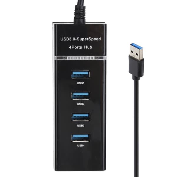 1 til 4 USB 3.0 HUB Mann til Hunn USB Forlenger Adapter Kabel Splitter for PC Laptop