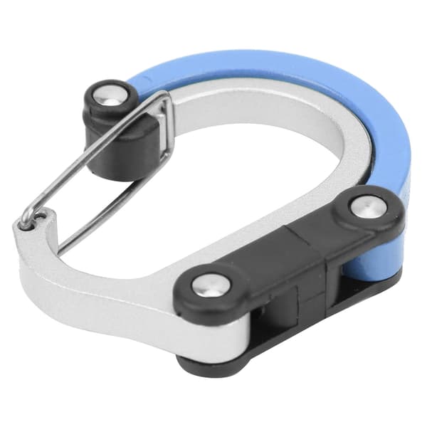 Utomhus Aluminiumlegering Karbinhake Clip och Krok Mini för Resor/Bagage/Små Väskor Blå