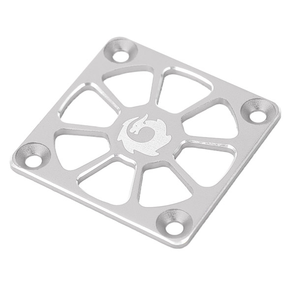 RC Kylfläktsskydd 1.57in Bred Aluminiumlegering Enkel Installation RC ESC Kylfläktsskydd för Reparationsbyte Silverfärg