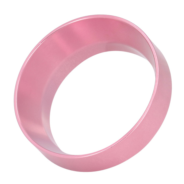 Doseringstratt i aluminiumlegering, universell doseringsring med magnetism för hushåll, kaffebryggare, Shoprose rosa 51 mm