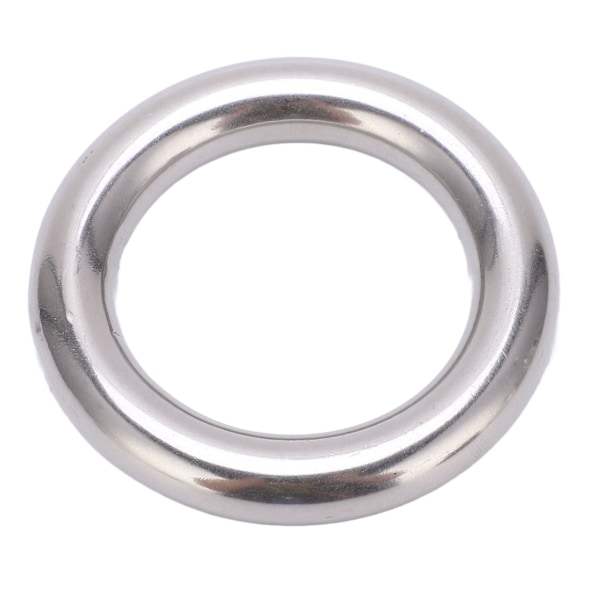 Svetsad O-ring i rostfritt stål, svetsad rund ring för navigering, dykning, hängmattor och väskor 10 x 40 mm