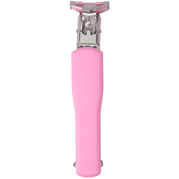 Varme skålgreb tang rustfrit stål anti-skoldning plade klemmeholder (Pink )