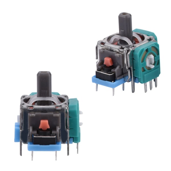 2 stk Analog Stick 3D Joystick Erstatning til PS4 Controller