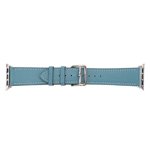 Smartwatch lærreim Universal Smart Watch-erstatningsrem for IWatch Series SE 8 7 6 5 4 3 2 1 38mm 40mm 41mm Blå