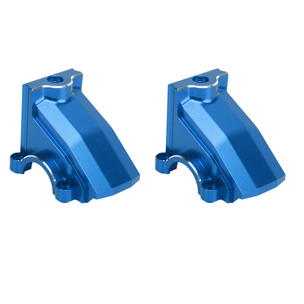 2 st RC-bil Växellåda Hus Ersättning för TRAXXAS 1/5 RC-bil Aluminiumlegering Fram Bak Universal Differential Cover Blå