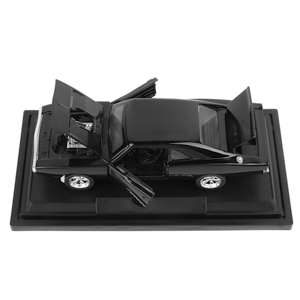 Bilmodell 1:32 skala RT Diecast leksaksbil för barn och vuxna födelsedagsfestgåvor blank svart