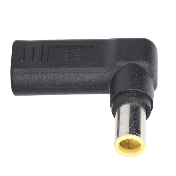 TypeC til DC-adapter Hunn-til-hann-plugg 7,9x5,5 mm rettvinklet PD-kontakt Ladeenhet