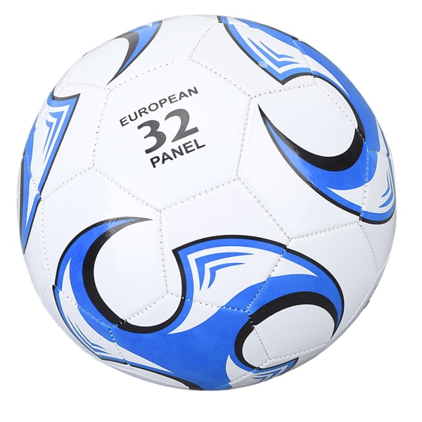 Størrelse 5 Fodbold PVC til konkurrencer Træningseksamener Officiel indendørs udendørs leg blå