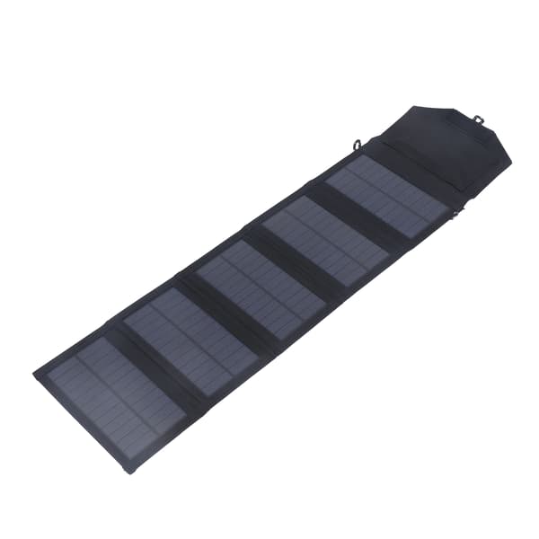 Solpanel 15W 5V Dobbelt USB-udgang Bærbart foldbart solopladningspanel til udendørs brug
