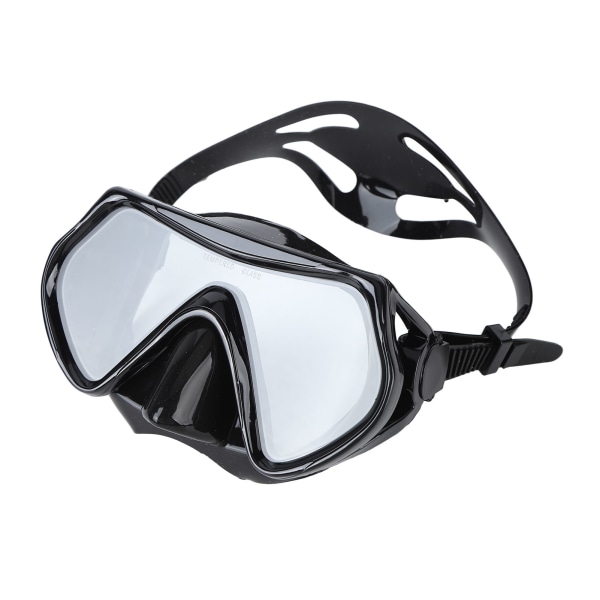 Dykkerbriller til voksne Silikone Non Tåge Snorkel Udendørs Svømmeudstyr Sort