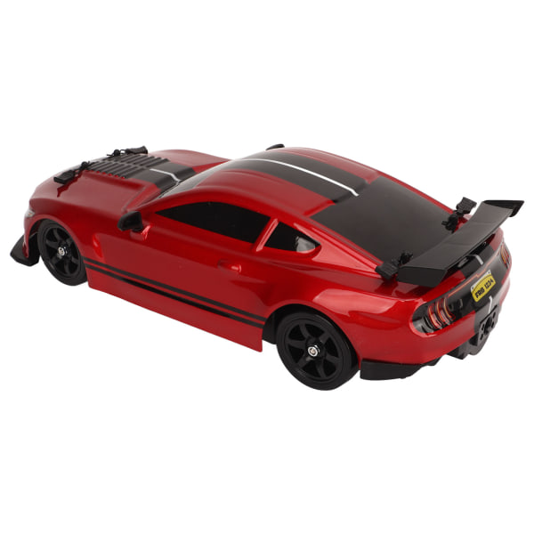 RC-bil med LED-lys 2.4Ghz Stærk Power Cool Udseende High Speed ​​Race Drifting Car til Børn Dobbelt Batterier