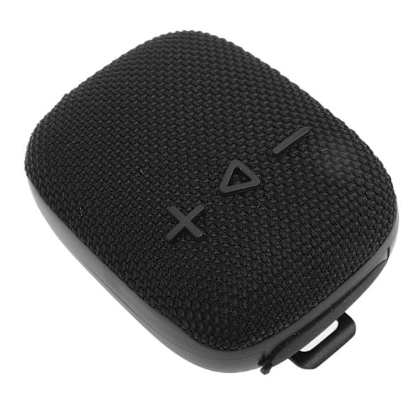 Kannettava Bluetooth kaiutin IPX7 vedenpitävä minisubwoofer jalustalla ulkopyöräilyyn, musta