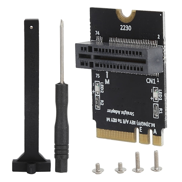 M.2 SSD Adapter Card NØKKEL A/E NGFF til Nvme Solid State Drive Vertikalt Adapt Board