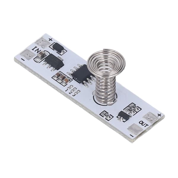 8 st kapacitiv touch-dimmerbrytarmodul steglös dimningsmodulpanel för LED-ljusskåp DC5-24V