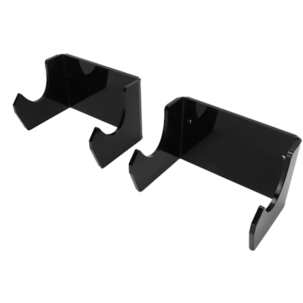 2 stk. Langt Skateboard Oppbevaringsstativ Longboard Veggmontert Holder for Soverom Stue Svart