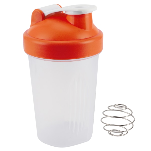 400 ML Shake Bottle Plast Protein Flaske Fitness Vannkoker Sport Cup Uten BPAOrange