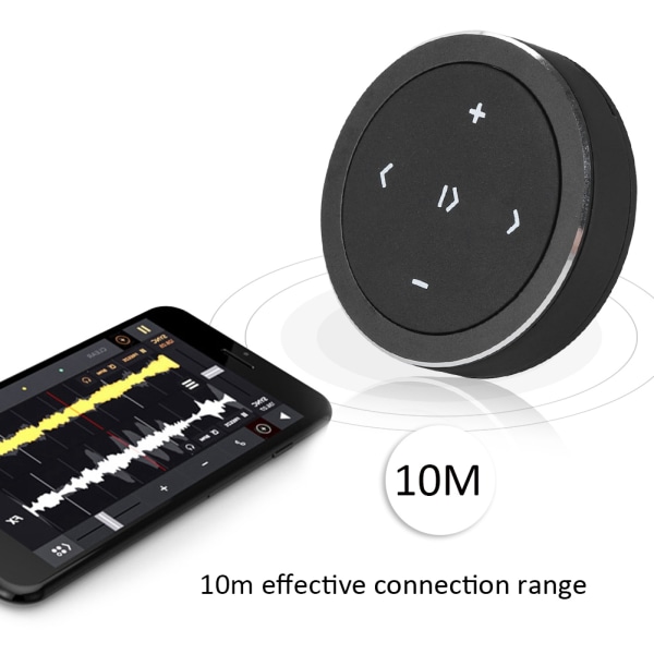 Bil Bluetooth-kontroller Ratt Bluetooth 4.0 Media Fjernkontroll Mobiltelefon Nettbrett