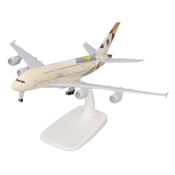 Simulerad legering passagerarplan modell leksaksmodell Diecast flygplansmodell dekoration för barn vuxen 7,9 tum