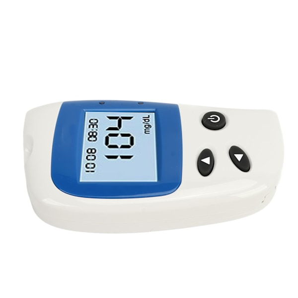 Blodsukkermåler Kit Lancing Pen 50 Teststrimler Høj Præcision Automatisk Blodsukker Test Kit Type 1