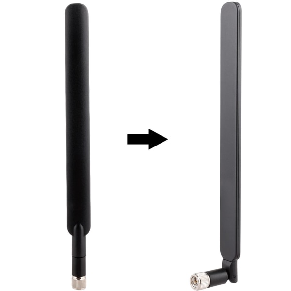 5dBi routerantenne SMA-hanantenne maksimal indgangseffekt 50W vertikal polarisering hvid