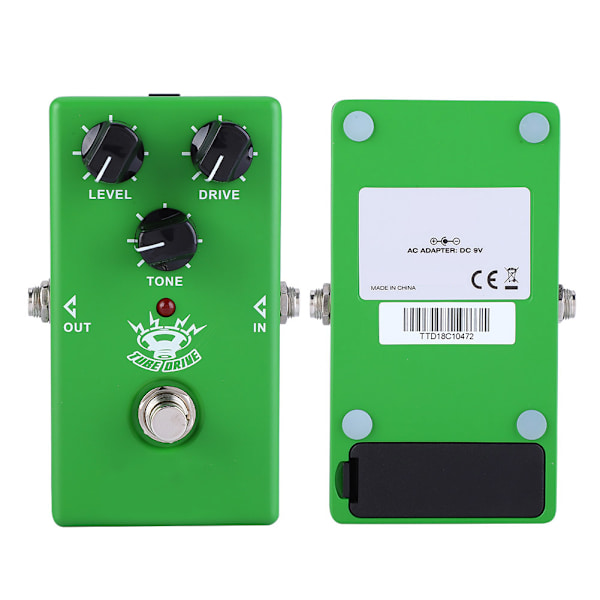 Twinote Tube Drive elektrisk gitarr Overdrive Pedal Monoblock Effekt