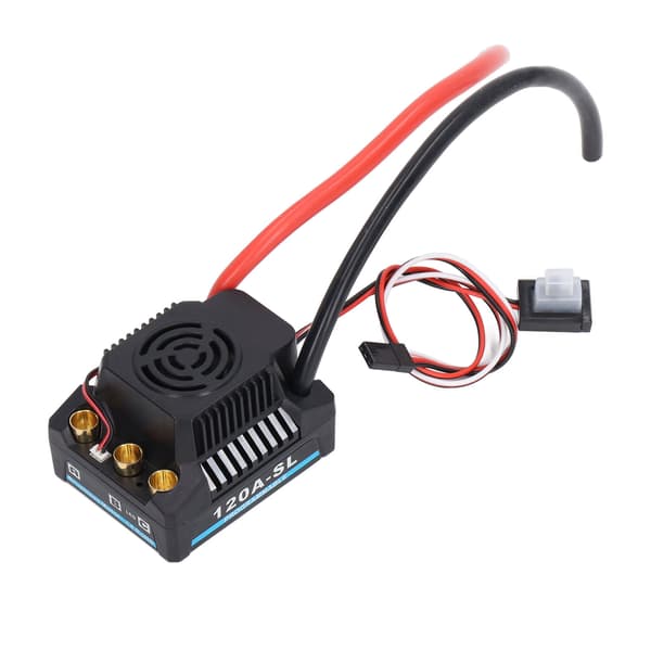 120A Børsteløs ESC Profesjonell Programmerbar Vanntett Elektrisk Hastighetskontroller for 1/8 RC Bil