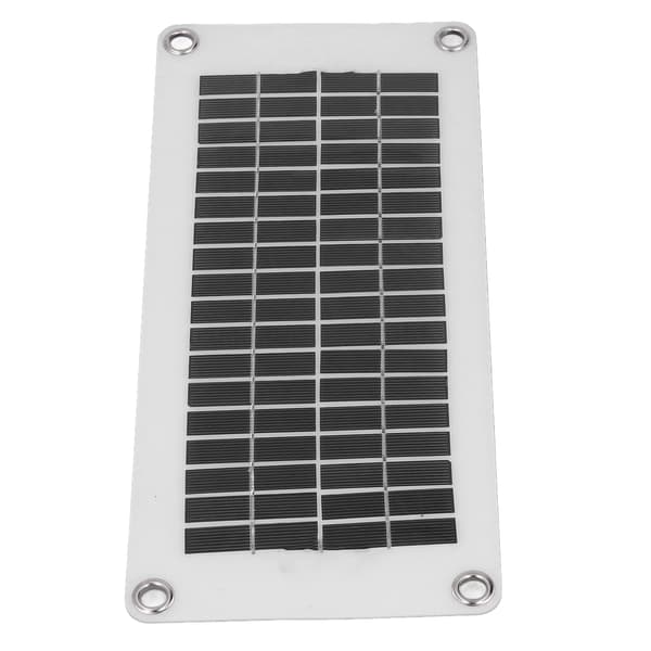 Bærbar solcelleoplader med indbygget intelligent controller 10W 12V til bil og autocamper