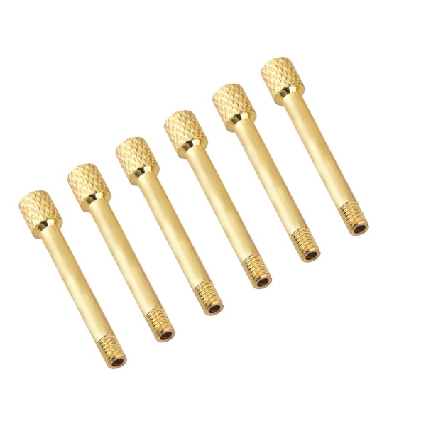 6 stk Tremolo Intonation Sadelmonteringsskruer Udskiftning af elektrisk guitar (guld)