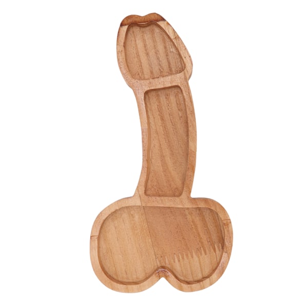 Aperitif Board Composite Wood Trumpet Shape Cooked Food Platter for Housewarming Gift Left