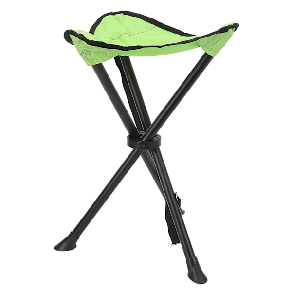 Foldbar Tripod Skammel 200KG Bæreevne Anti-Skrid Sikker Stabilitet Bærbar Foldbar Stol til Udendørs Fiskeri Camping Picnic Grøn